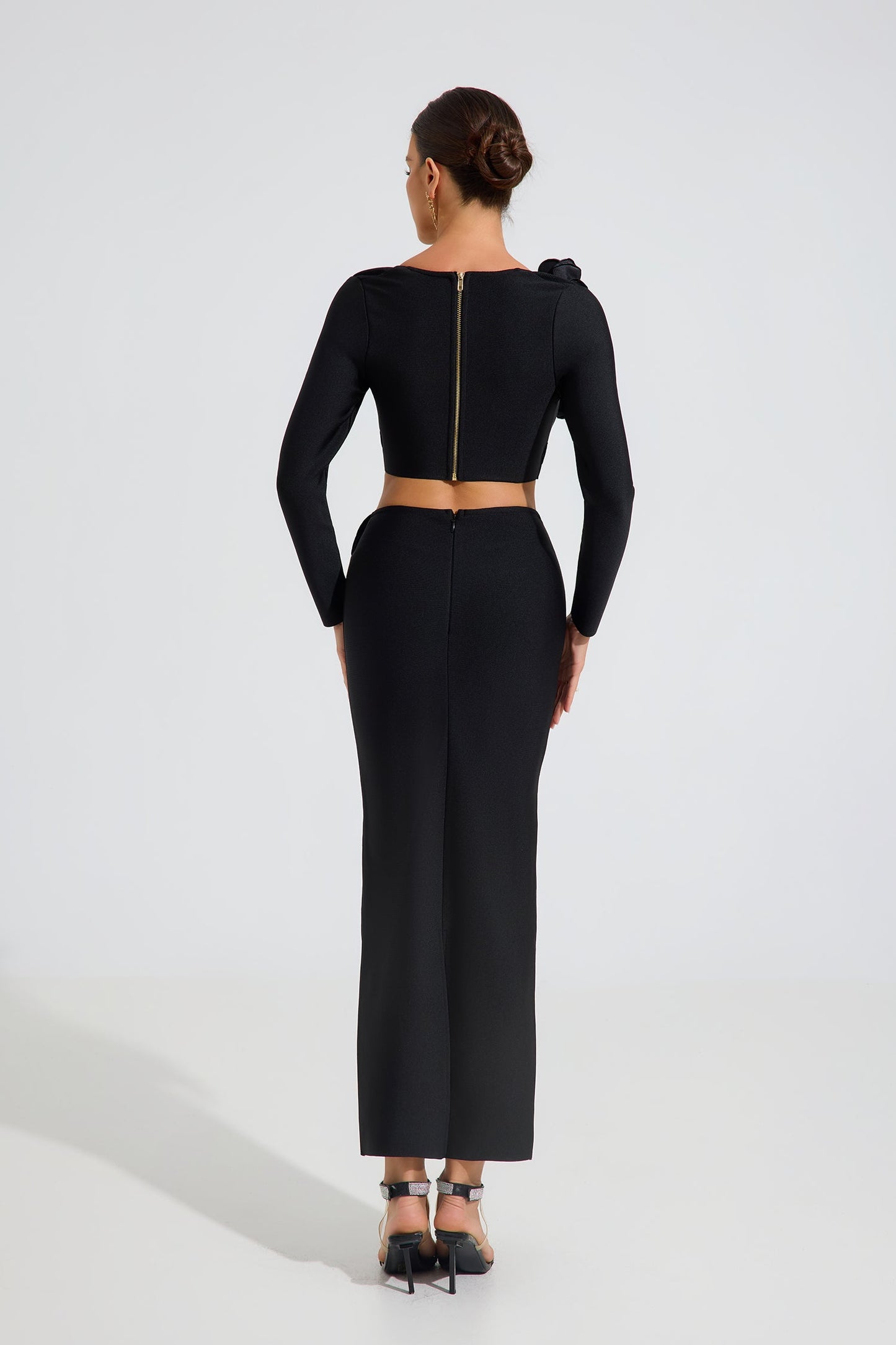 Conjunto Olga Noir Rose de Dos PiezasConjunto