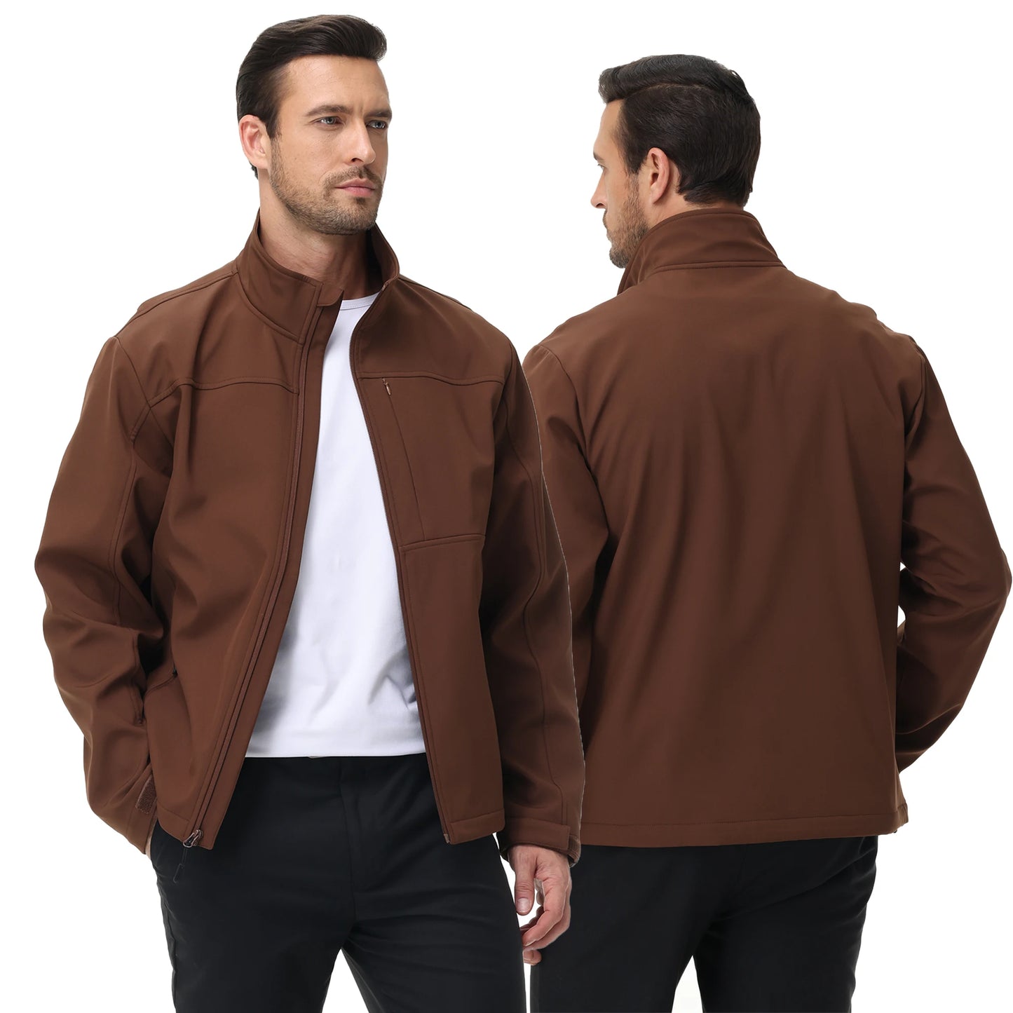 Chaqueta casual de negocios para hombre – cortaviento e impermeable