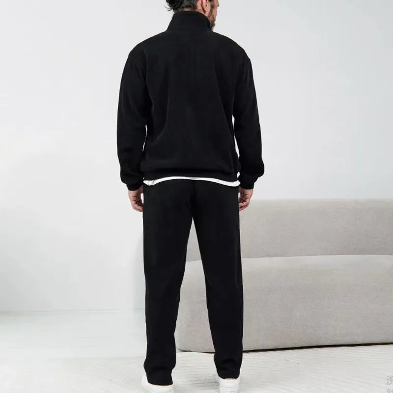 Chándal de pana para hombre – conjunto de sudadera y pantalón