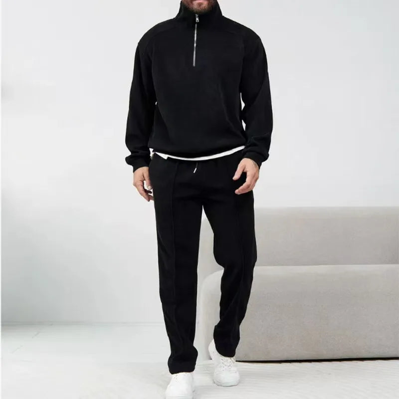Chándal de pana para hombre – conjunto de sudadera y pantalón