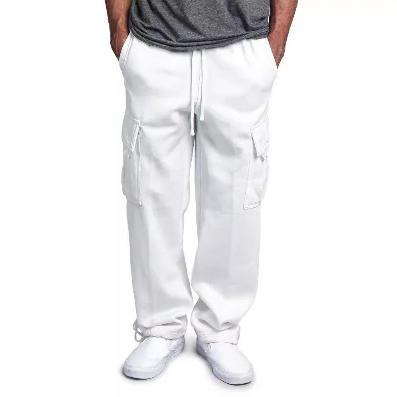 Pantalones cargo para hombre con múltiples bolsillos – estilo urbano