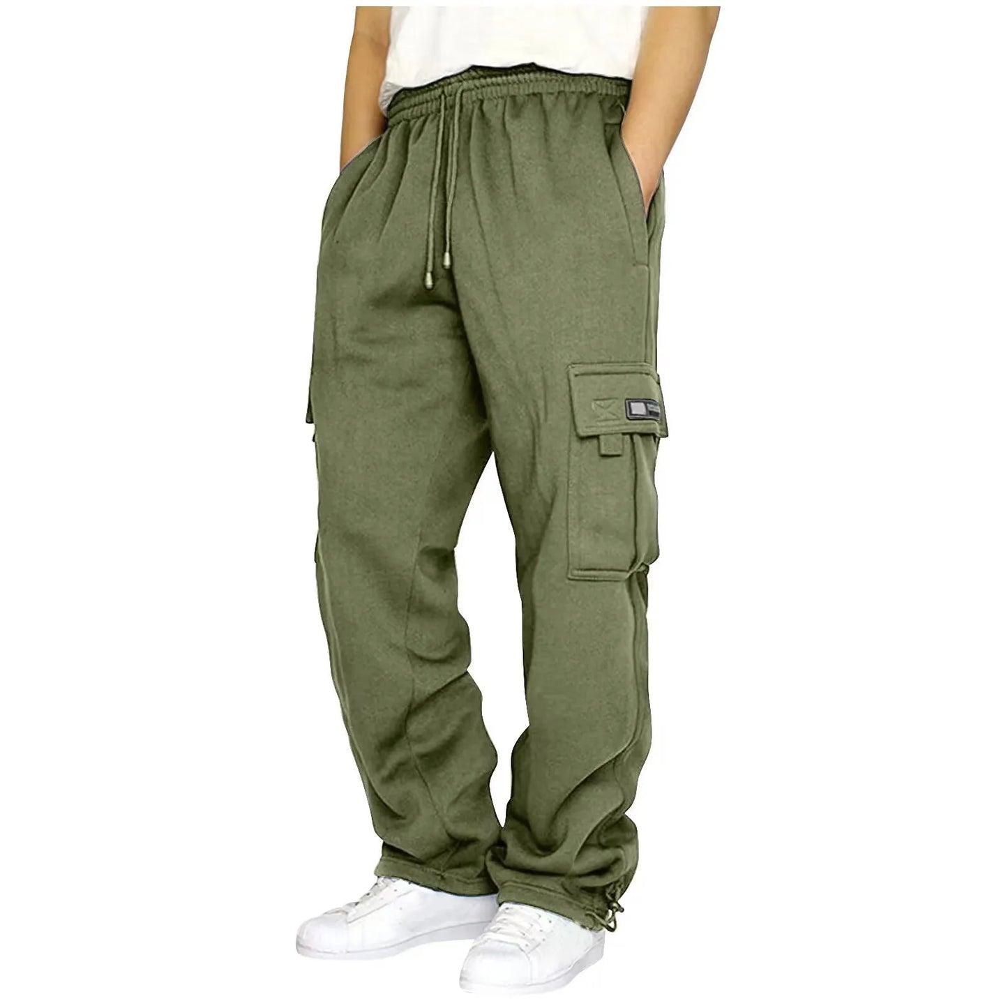 Pantalones cargo para hombre con múltiples bolsillos – estilo urbano