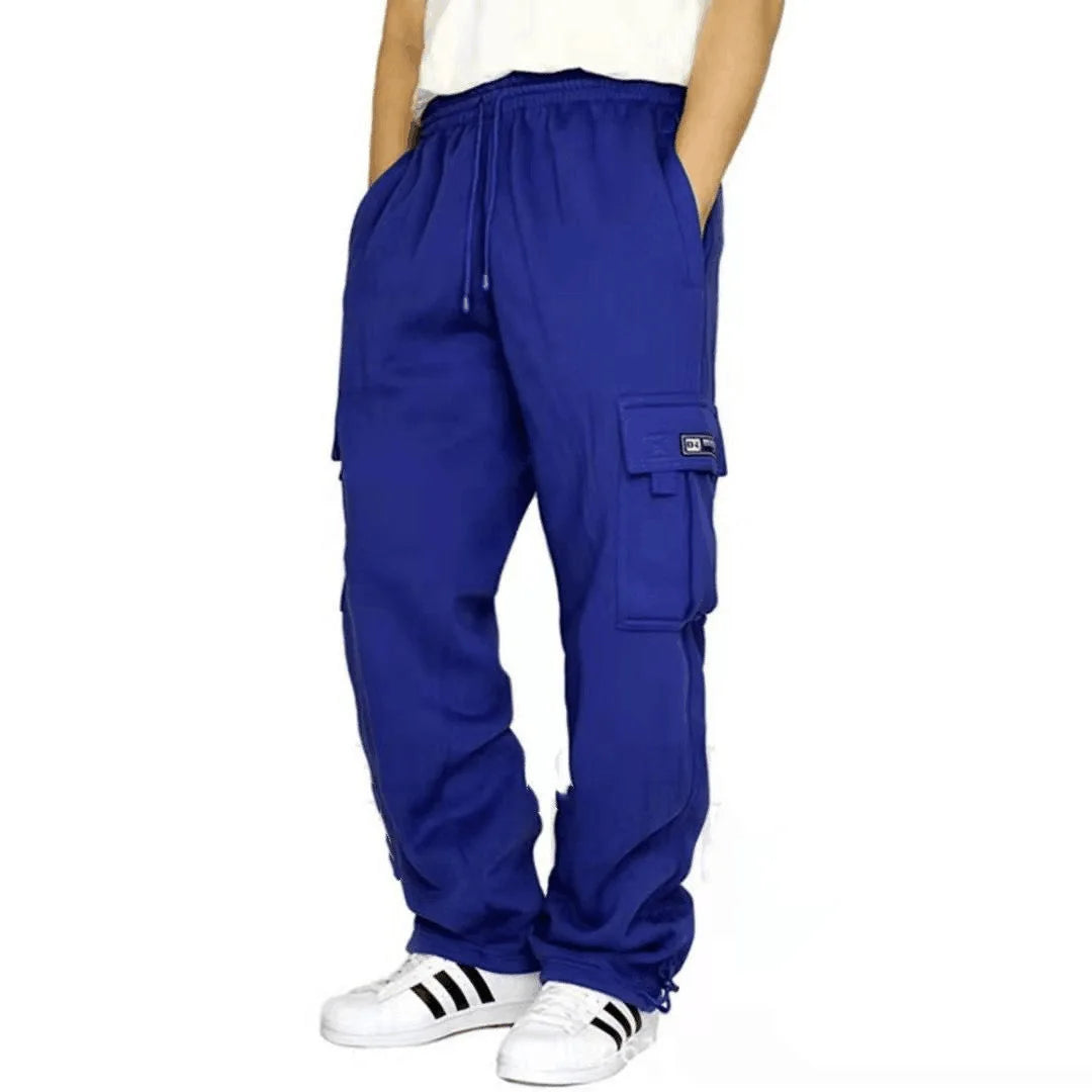Pantalones cargo para hombre con múltiples bolsillos – estilo urbano